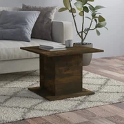 vidaXL Salontafel 55,5x55,5x40 cm spaanplaat gerookt eikenkleurig