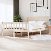 vidaXL Bedframe massief hout 160x200 cm