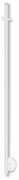 Vasco Spike Elektrische Handdoekradiator - 91.5cm hoog - 20Watt - RAL 9016 - mat wit 118440109159016