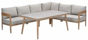 Garden Impressions San Mauro lounge dining set 5-delig - napoli sand