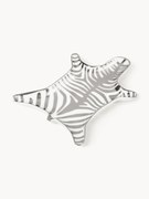 Designer sierschaal Zebra gemaakt van porselein