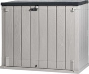 Toomax Stora Way Plus XL Tuinberging - 1270L - Taupe Grijs/Donker Antraciet - Binnenmaat 125 x 66,9 x 109 cm - Buitenmaat 145 x 124,5 x 85 cm