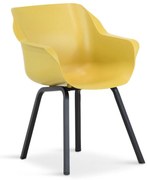 Tuinstoel Kunststof Geel Hartman Sophie Element curry yellow - met gratis kussen
