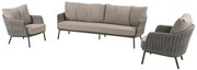Taste by 4 Seasons Cannes loungeset terre SALE Loungeset bruin weerbestendig