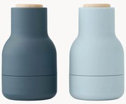 Kleine zout- en pepermolen Bottle Grinder met beukenhouten deksel, 2-delig