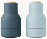 Kleine zout- en pepermolen Bottle Grinder met beukenhouten deksel, 2-delig