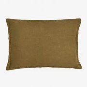 Rechthoekig Kussen 35x50 Cm In Katoen Elezar Donkere Mosterd - Sklum