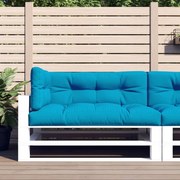 vidaXL Bankkussens pallet 3 st blauw