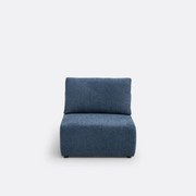 Modulaire fauteuil, gemêleerd chenille, Monica