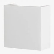 Gadea Gips Led-wandlamp Wit - Sklum