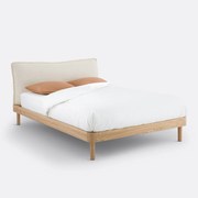 Bed met hoofdbord en lattenbodem, Amedi