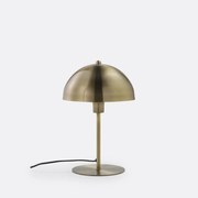 Paddestoel tafellamp, verchroomd ijzer, Capi