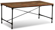 vidaXL Eettafel 180 cm massief gerecycled hout