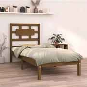 vidaXL Bedframe massief hout honingbruin 75x190 cm 2FT6 Small Single