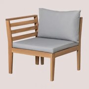 Modules Voor Tuinset In Filips Acaciahout Nerts Grijs & Fauteuil Links - Sklum