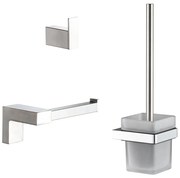 Plieger Altea toiletaccessoiresset 3-delig geborsteld chroom