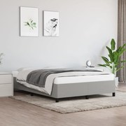 vidaXL Bedframe stof lichtgrijs 140x190 cm