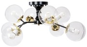 Plafondlamp met glazen bol APP1135-8C