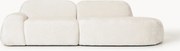 Modulaire teddy bouclé chaise Wolke (3-zits)
