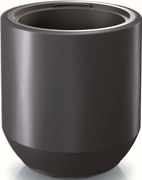 Prosperplast Heos Sevilla Bloempot - Antraciet -Ø 39 cm - Met binnenpot