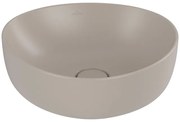 Villeroy & Boch Antao Opzetwastafel - 40 x 39.5 x 14.6 cm - Almond CeramicPlus - zonder overloop 4a7240am