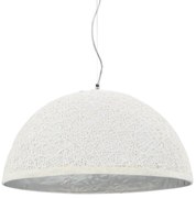 vidaXL Hanglamp E27 Ø50 cm wit en zilver