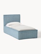 Corduroy gestoffeerd bed Dream met opbergruimte