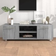 vidaXL Tv-meubel 110x40x35 cm bewerkt hout grijs sonoma eikenkleurig