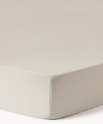 Topper hoeslaken Airy, gewassen linnen