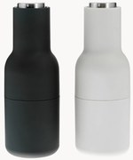 Zout & pepermolen Bottle Grinder met deksel van edelstaal, 2-delig