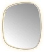 Hotbath &More Contour spiegel deens ovaal 80x80cm RVS