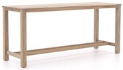 Bartafel ROUGH | Rechthoekig  | Tuintafel Teakhout | 240x80cm | 6 personen | Kees Smit Tuinmeubelen