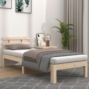 vidaXL Bedframe massief hout 100x200 cm