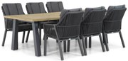 Tuinset 6 personen 240 cm Rope Grijs Lifestyle Garden Furniture Verona/Glasgow