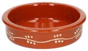 Tapasschaaltje met takjesslinger, terracotta, Ø 12 cm