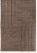 Handgetuft wollen hoog-laag vloerkleed Mason