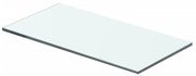 vidaXL Wandschap transparant 40x15 cm glas