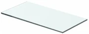 vidaXL Wandschap transparant 40x15 cm glas