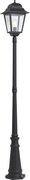 Klassieke buitenlantaarn zwart 220cm IP44 - Big