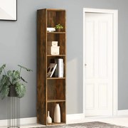 vidaXL Boekenkast 40x30x189 cm bewerkt hout gerookt eikenkleurig