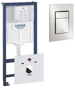 GROHE Rapid SL inbouwreservoir inclusief GROHE Skate cosmopolitan bedieningsplaat Supersteel 0729205/sw107647/sw107660/