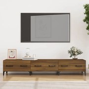 vidaXL Tv-meubel 150x34,5x30 cm bewerkt hout bruineikenkleurig