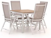 Bellagio Avenza/Fidenza 90cm dining tuinset 5-delig verstelbaar