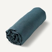 Hoeslaken in gewassen linnen, Elina voor dikke matras