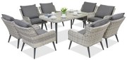 Bilbao Premium 8 Garden Point tuinmeubelen wit