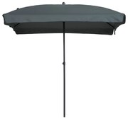 Madison Parasol Patmos Luxe rechthoekig 210x140 cm grijs