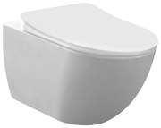 Creavit Hangend Toilet - 35.3x51cm - spoelrandloos - mat wit FE322-11MB00E-0000