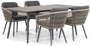 Tuinset 4 personen 180 cm Rope Taupe Lifestyle Garden Furniture Western/Matale