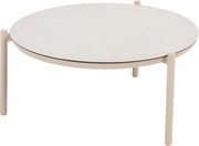 4 Seasons Vic loungetafel Ø73xH35 cm latte - ceramic print