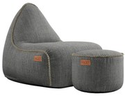 Cobana Lounge Chair & Pouf Outdoor - Grijs